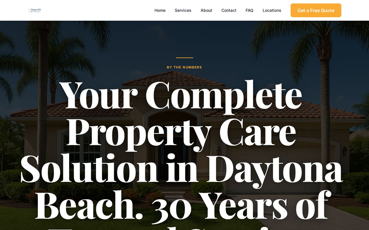 Bones Property Maintenance LLC website